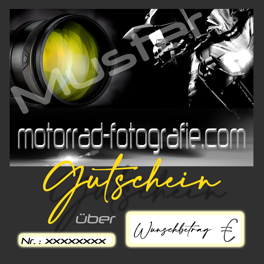 Motorrad Fotoshooting Gutschein